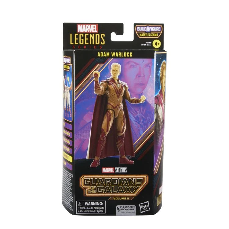 Hasbro Marvel Legends Guardians Of The Galaxy Vol 3 Wave Adam Warlock (Marvel's Cosmo BAF) Action Figure 8 Hasbro Marvel Legends Guardians Of The Galaxy Vol 3 Wave Adam Warlock (Marvel's Cosmo BAF) Action Figure - Image 6