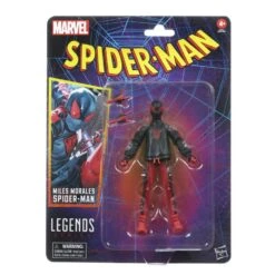 Hasbro Marvel Legends Vintage Retro Series Spider-Man (Miles Morales) Action Figure -Model Figures Shop 5010994181246z