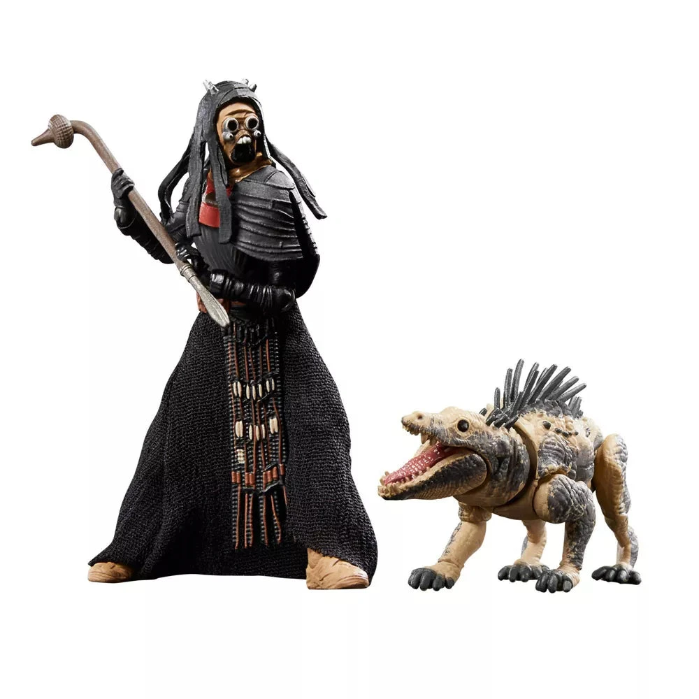 Hasbro Star Wars Black Series Vintage Collection Tusken Warrior And Massiff F6991 3.75" 2-Pack Action Figure 4 Hasbro Star Wars Black Series Vintage Collection Tusken Warrior And Massiff F6991 3.75" 2-Pack Action Figure - Image 2