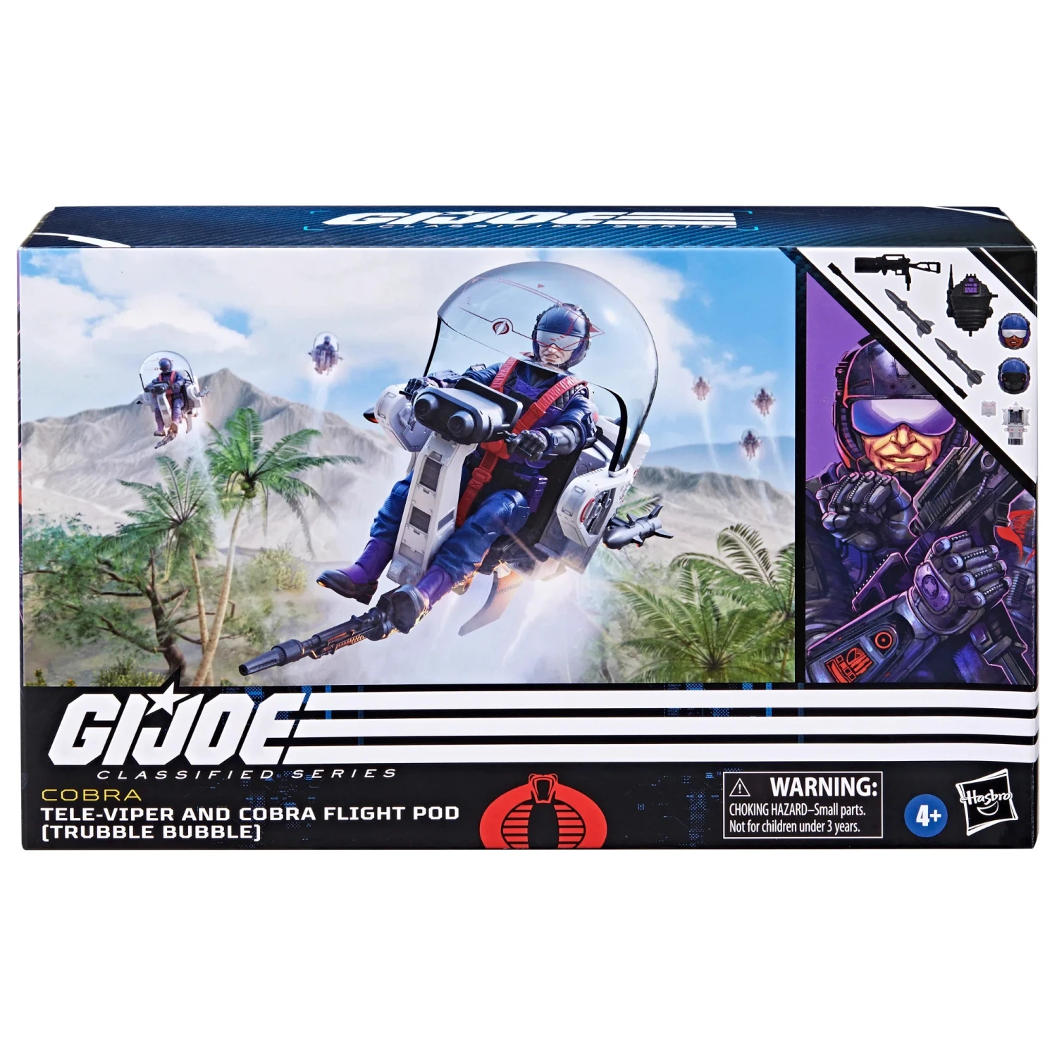 Hasbro G.I. Joe Classified Series Tele-Viper & Cobra Flight Pod (Trubble Bubble) Action Figure And Vehicle 10 Hasbro G.I. Joe Classified Series Tele-Viper & Cobra Flight Pod (Trubble Bubble) Action Figure And Vehicle - Image 8