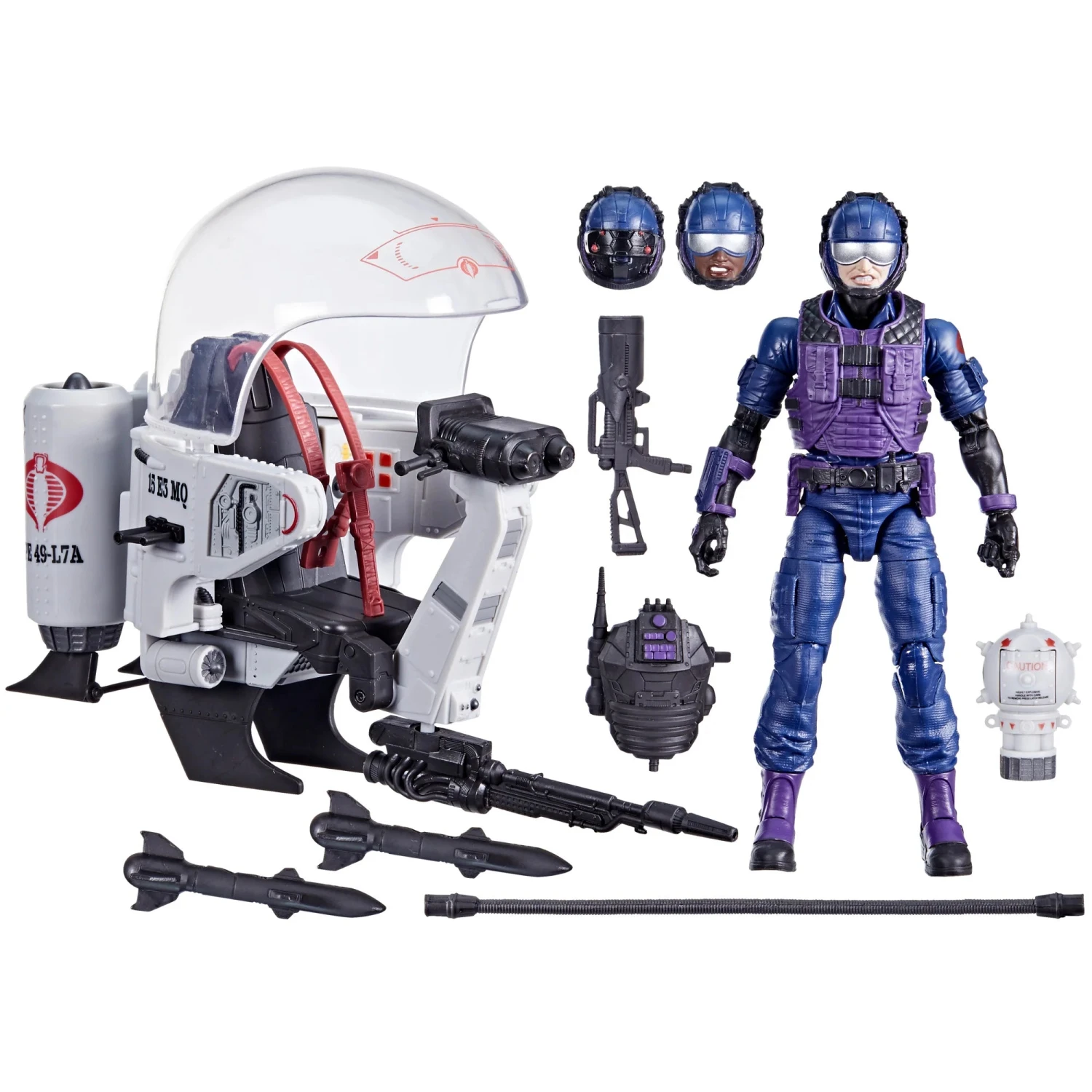 Hasbro G.I. Joe Classified Series Tele-Viper & Cobra Flight Pod (Trubble Bubble) Action Figure And Vehicle 3 Hasbro G.I. Joe Classified Series Tele-Viper & Cobra Flight Pod (Trubble Bubble) Action Figure And Vehicle