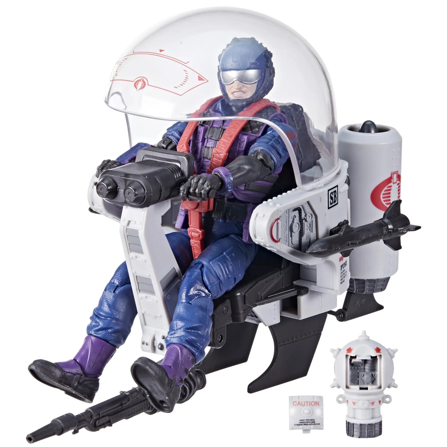 Hasbro G.I. Joe Classified Series Tele-Viper & Cobra Flight Pod (Trubble Bubble) Action Figure And Vehicle 4 Hasbro G.I. Joe Classified Series Tele-Viper & Cobra Flight Pod (Trubble Bubble) Action Figure And Vehicle - Image 2