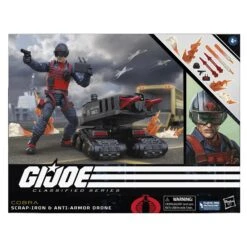 Hasbro G.I. Joe Classified Series Scrap-Iron & Anti-Armor Drone Action Figure -Model Figures Shop 5010996112552