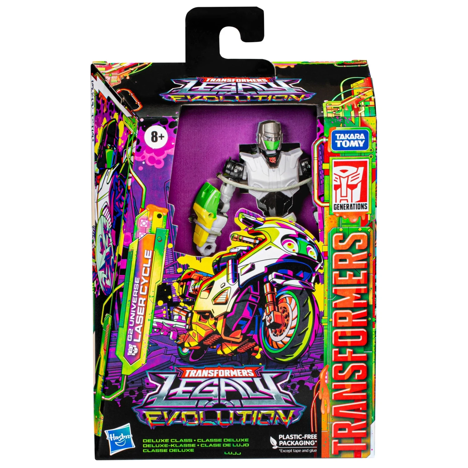 Hasbro Transformers Generations Legacy Evolution Deluxe Class G2 Universe Autobot Laser Cycle Action Figure 5 Hasbro Transformers Generations Legacy Evolution Deluxe Class G2 Universe Autobot Laser Cycle Action Figure - Image 3