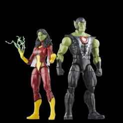 Hasbro Marvel Legends 60th Anniversary Avengers Beyond Earth's Mightiest Skrull Queen And Super-Skrull Two Pack Action Figure -Model Figures Shop 5010996142535a