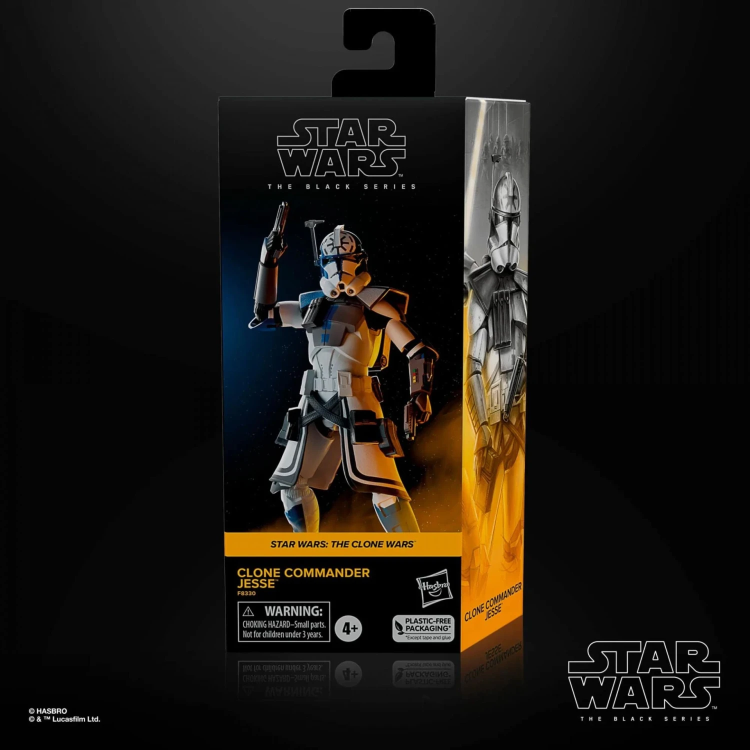 Hasbro Star Wars Black Series The Clone Wars #12 Clone Commander Jesse 6 Inch Action Figure 5 Hasbro Star Wars Black Series The Clone Wars #12 Clone Commander Jesse 6 Inch Action Figure - Image 3