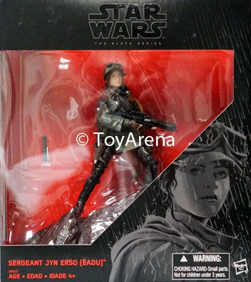 Hasbro Star Wars Rogue One The Black Series Sergeant Jyn Erso Eadu W/ Base 6 Inch Action Figure K-Mart Exclusive 3 Hasbro Star Wars Rogue One The Black Series Sergeant Jyn Erso Eadu W/ Base 6 Inch Action Figure K-Mart Exclusive