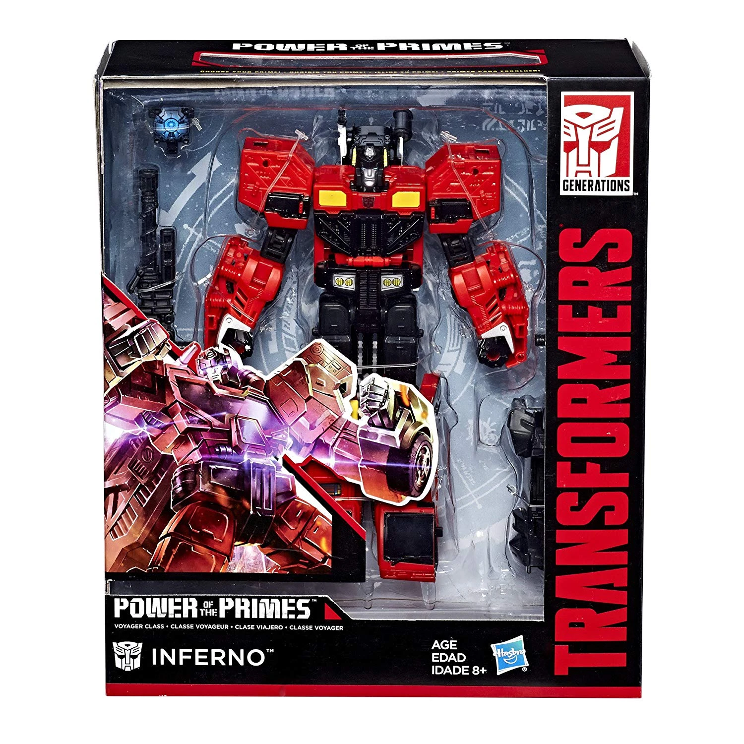 Hasbro Transformers Generations Power Of The Primes Voyager Class Inferno Figure 5 Hasbro Transformers Generations Power Of The Primes Voyager Class Inferno Figure - Image 3