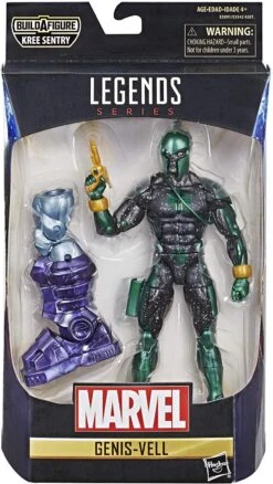 Hasbro Marvel Legends Captain Marvel Series Genis-Vell Kree Sentry BAF Wave Action Figure