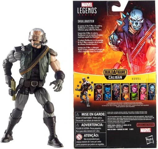 Hasbro Marvel Legends X-Men Series Skullbuster Caliban BAF - Image 2