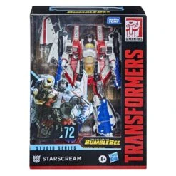 Hasbro Transformers Generations Studio Series #72 Voyager Starscream Action Figure 13 Hasbro Transformers Generations Studio Series #72 Voyager Starscream Action Figure -Model Figures Shop 630509982486