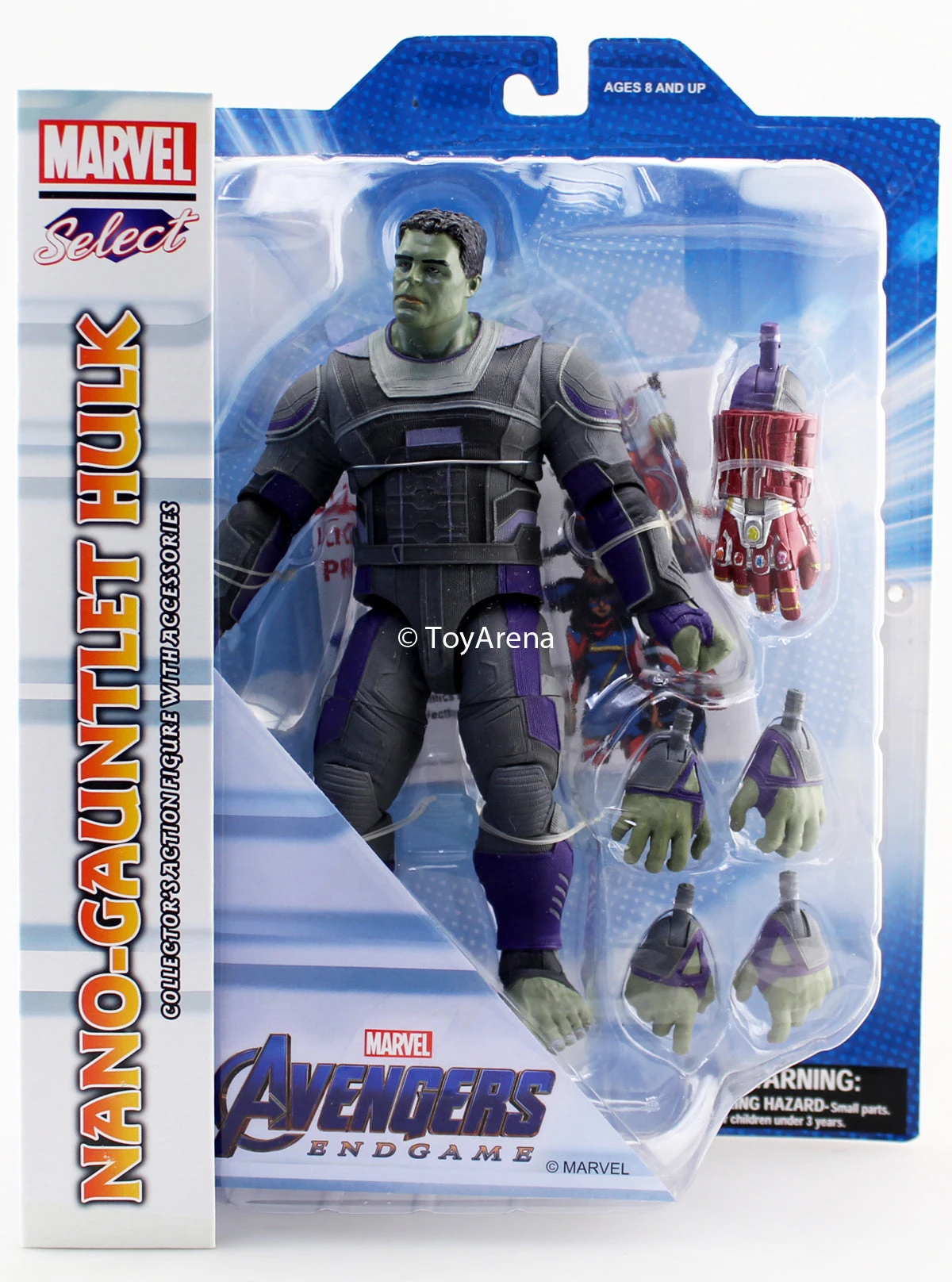 Marvel Select Hulk Avengers Endgame Action Figure 3 Marvel Select Hulk Avengers Endgame Action Figure