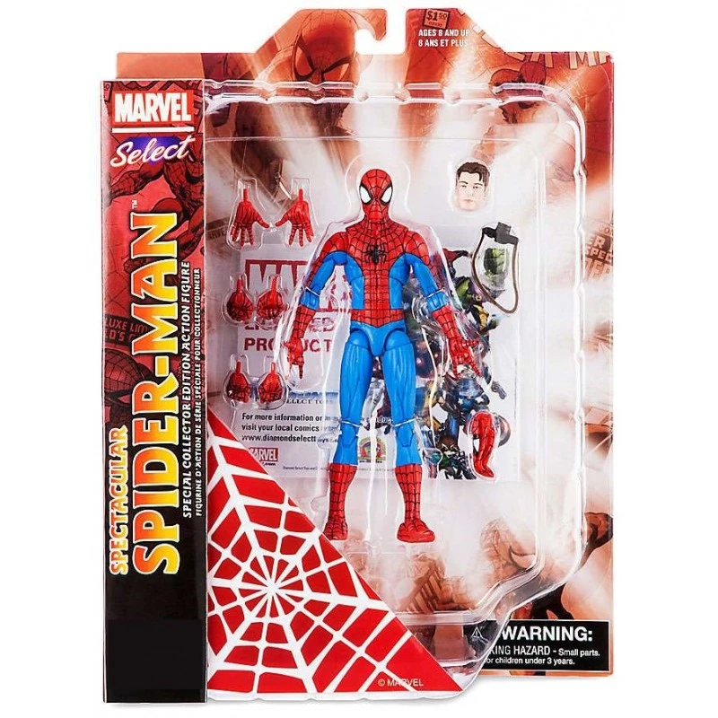 Marvel Select Spectacular Spider-Man Spiderman Action Figure 4 Marvel Select Spectacular Spider-Man Spiderman Action Figure - Image 2