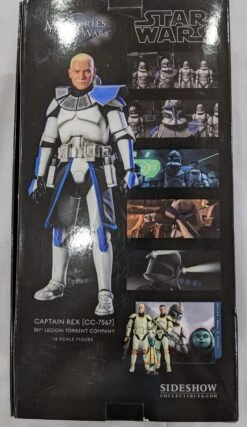 Sideshow Collectible 1/6 Star Wars Militaries Of Star Wars 501st Legion Torrent Company Captain Rex [CC-7567] Sixth Scale Figure *Open Box* -Model Figures Shop 747720213975b
