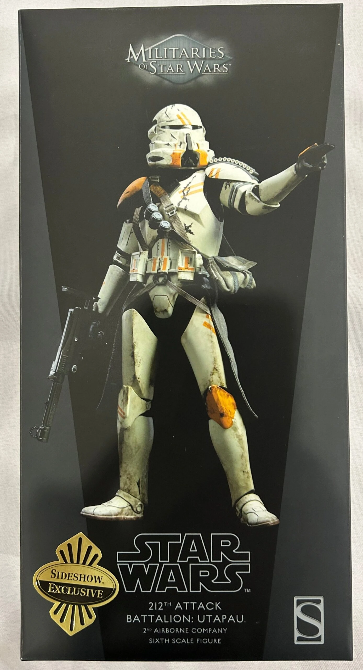 Sideshow Collectible 1/6 Star Wars Militaries Of Star Wars 212th Attack Battalion: Utapau (2nd Airborne Company) Sixth Scale Figure *Open Box* 3 Sideshow Collectible 1/6 Star Wars Militaries Of Star Wars 212th Attack Battalion: Utapau (2nd Airborne Company) Sixth Scale Figure *Open Box*