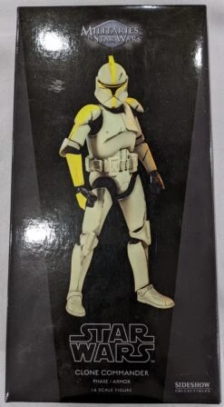 Sideshow Collectible 1/6 Star Wars Militaries Of Star Wars Clone Commander Phase I Armor Sixth Scale Figure *Open Box*