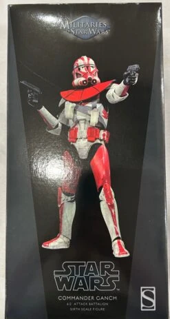 Sideshow Collectible 1/6 Star Wars Militaries Of Star Wars 612th Attack Battalion Commander Ganch Sixth Scale Figure *Open Box*