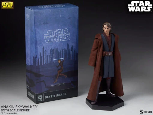 Sideshow Collectible 1/6 Star Wars Clone Wars Anakin Skywalker Sixth Scale Figure - Image 2
