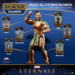Hasbro Marvel Legends Eternals Wave 1 Set Of 7 (BAF Gilgamesh) Action Figures -Model Figures Shop BAFGILGAMESHac