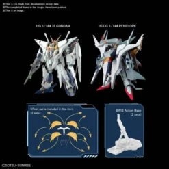 Bandai Gundam 1/144 HGUC Hathaway's Flash Xi Gundam Vs. Penelope Model Kit -Model Figures Shop XiPeneloped