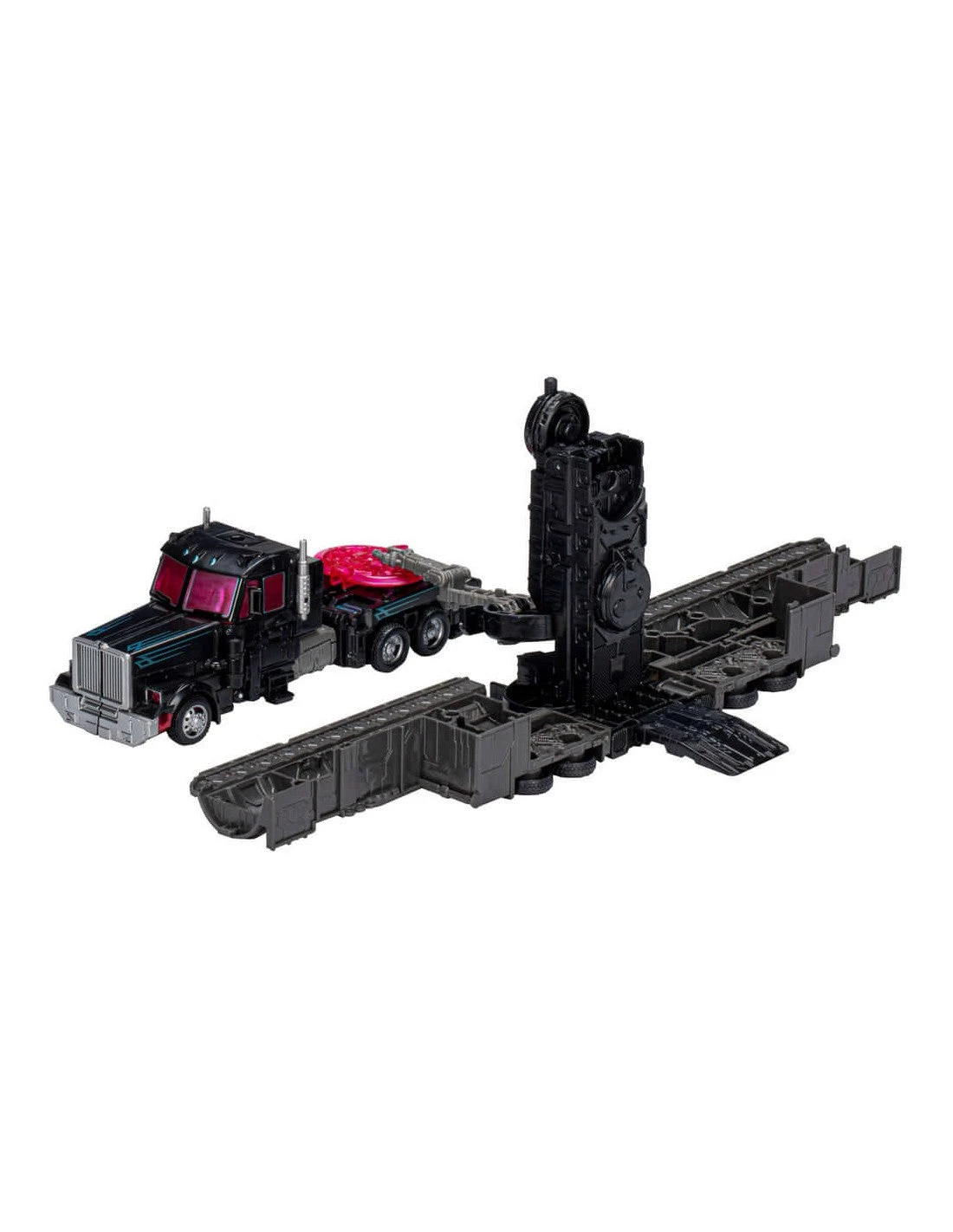 Hasbro Transformers Legacy Velocitron Speedia 500 Collection Leader Scourge Black Convoy Action Figure 5 Hasbro Transformers Legacy Velocitron Speedia 500 Collection Leader Scourge Black Convoy Action Figure - Image 3